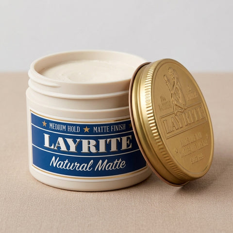 Layrite Natural Matte Cream | Tenue moyenne & fini mat