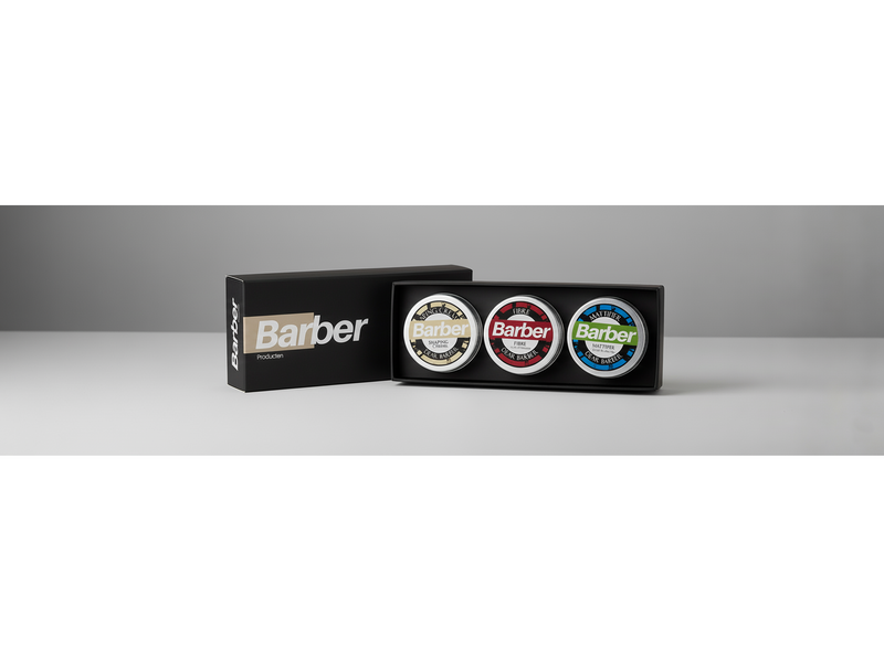 Coffret d'échantillons de produits de barbier | Découvre Ton Style