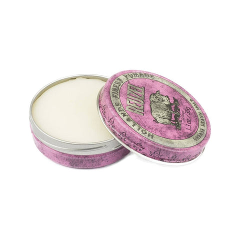 Reuzel Pink Pomade Grease | Tenue très forte & brillance moyenne