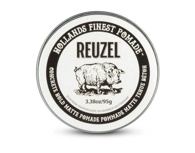 Reuzel Concrete Hold Matte Pomade | Tenue forte et finition mate