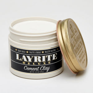 Layrite Cement Clay, pot ouvert avec contenu
