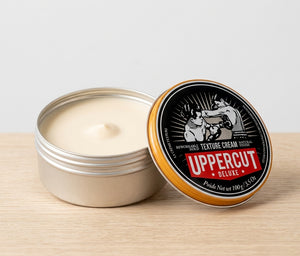 Uppercut Texture Cream, pot ouvert avec contenu