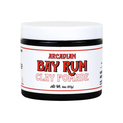 Arcadian Bay Rum Clay Pomade | Sterke hold, klassieke geur