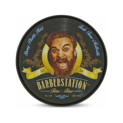 Barberstation Fiber 120 ml - pot, bovenaanzicht