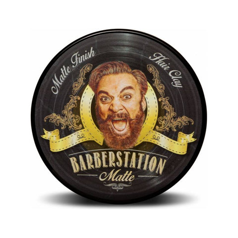 Barberstation Matte 120 ml - pot, bovenaanzicht