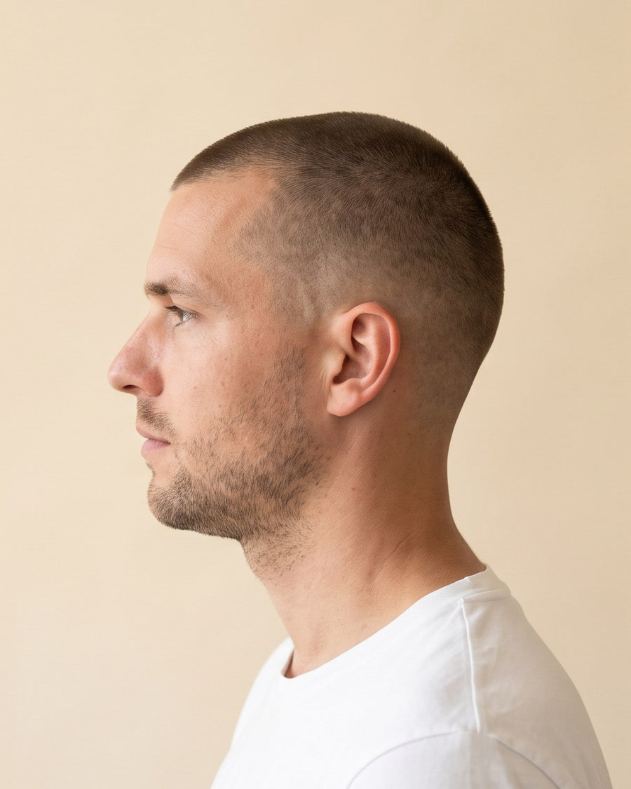 Buzz cut: profil