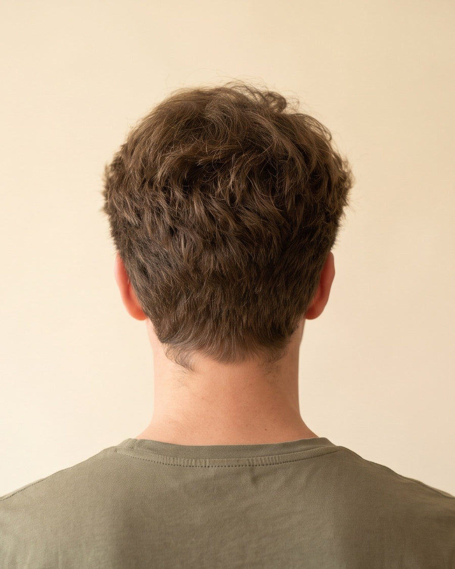 Fluffy hair: arrière
