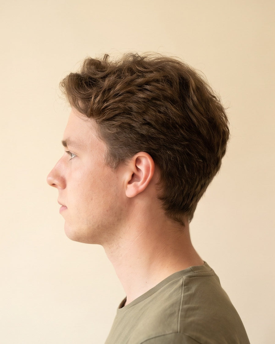 Fluffy hair: profil