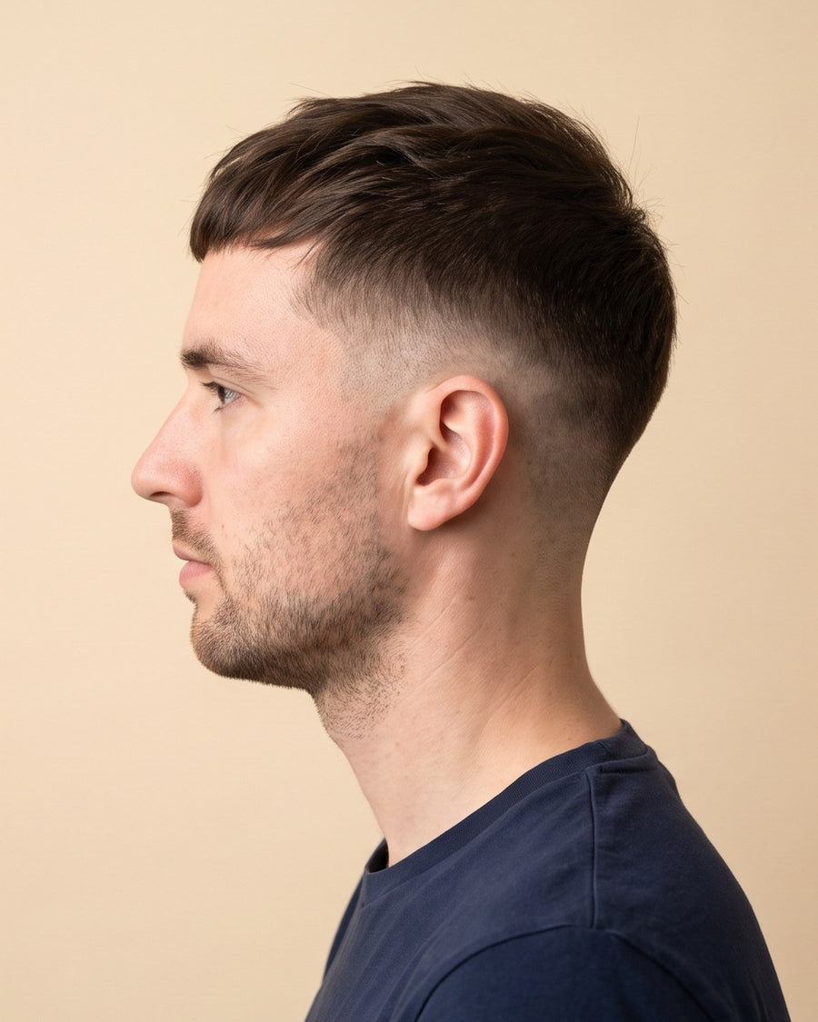 French crop: profil