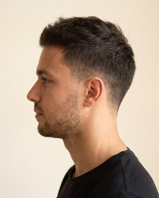 Low taper fade, Profil