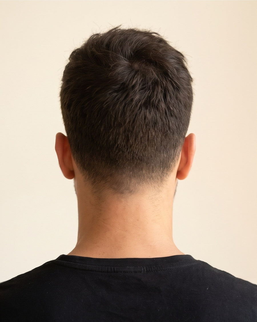 Low taper fade: arrière