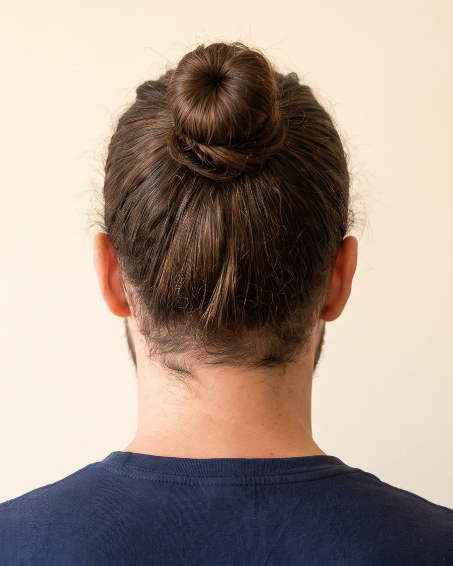 Man bun: arrière
