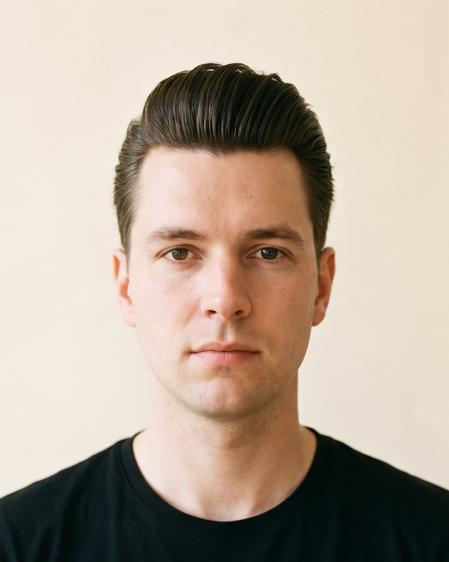 Pompadour: face