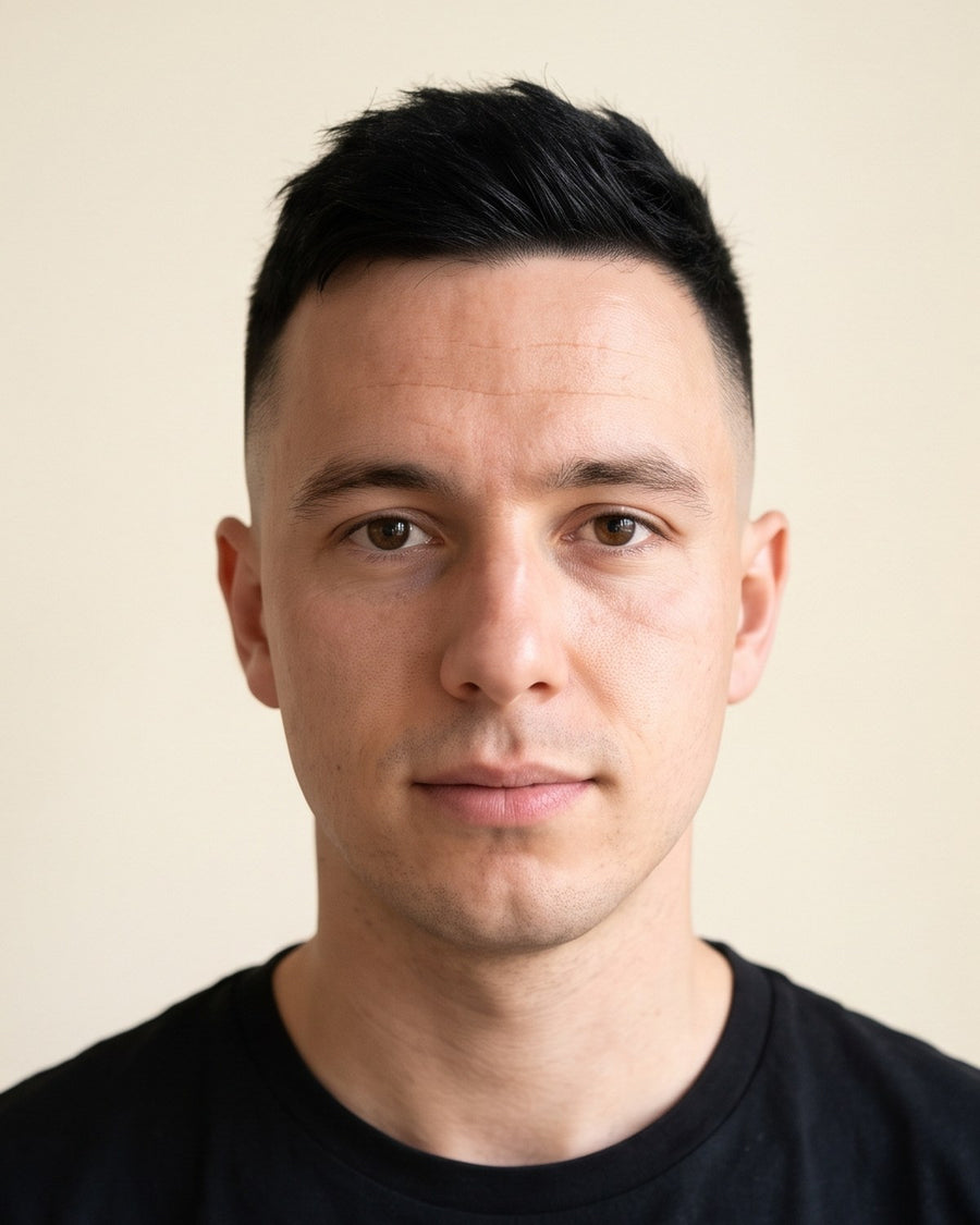 Skin fade: face
