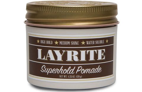 Layrite Superhold Pomade | Tenue forte et Brillance naturelle