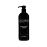Pacinos Shave Gel, flacon pompe noir 750ml, vue de face avec étiquette