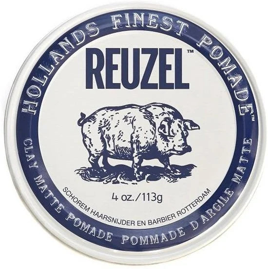Reuzel Clay Matte Pomade | Tenue forte et fini mat