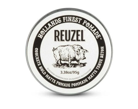 Reuzel Concrete Hold Matte Pomade | Tenue forte et finition mate