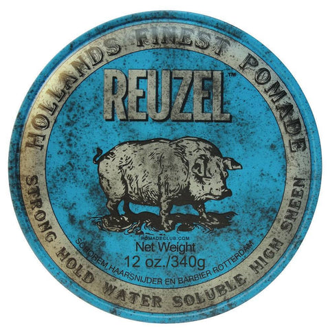 Reuzel Blue Pomade | Tenue forte et brillance élevée
