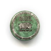 Reuzel Green Grease Pomade Fixation Forte | Fixation Moyenne & Brillance Moyenne
