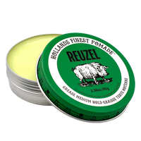 Reuzel Green Grease Pomade Fixation Forte | Fixation Moyenne & Brillance Moyenne