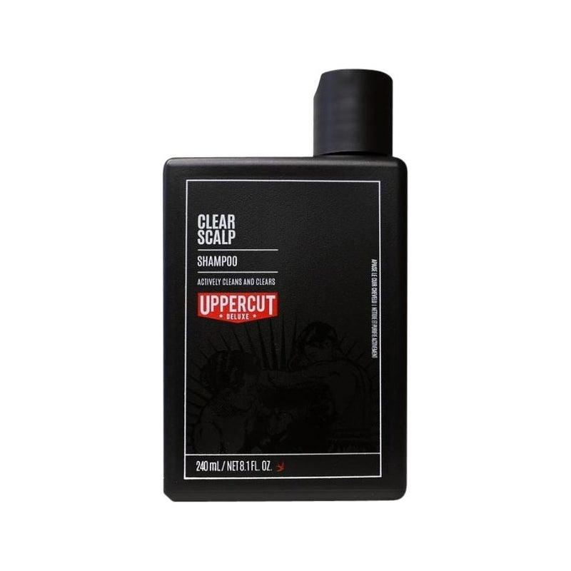 Uppercut Clear Scalp Shampoo 240 ml - fles, vooraanzicht