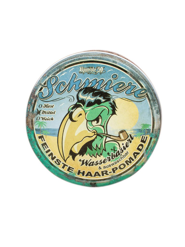 Schmiere Medium Waterbased Pomade 140g - blik vooraanzicht